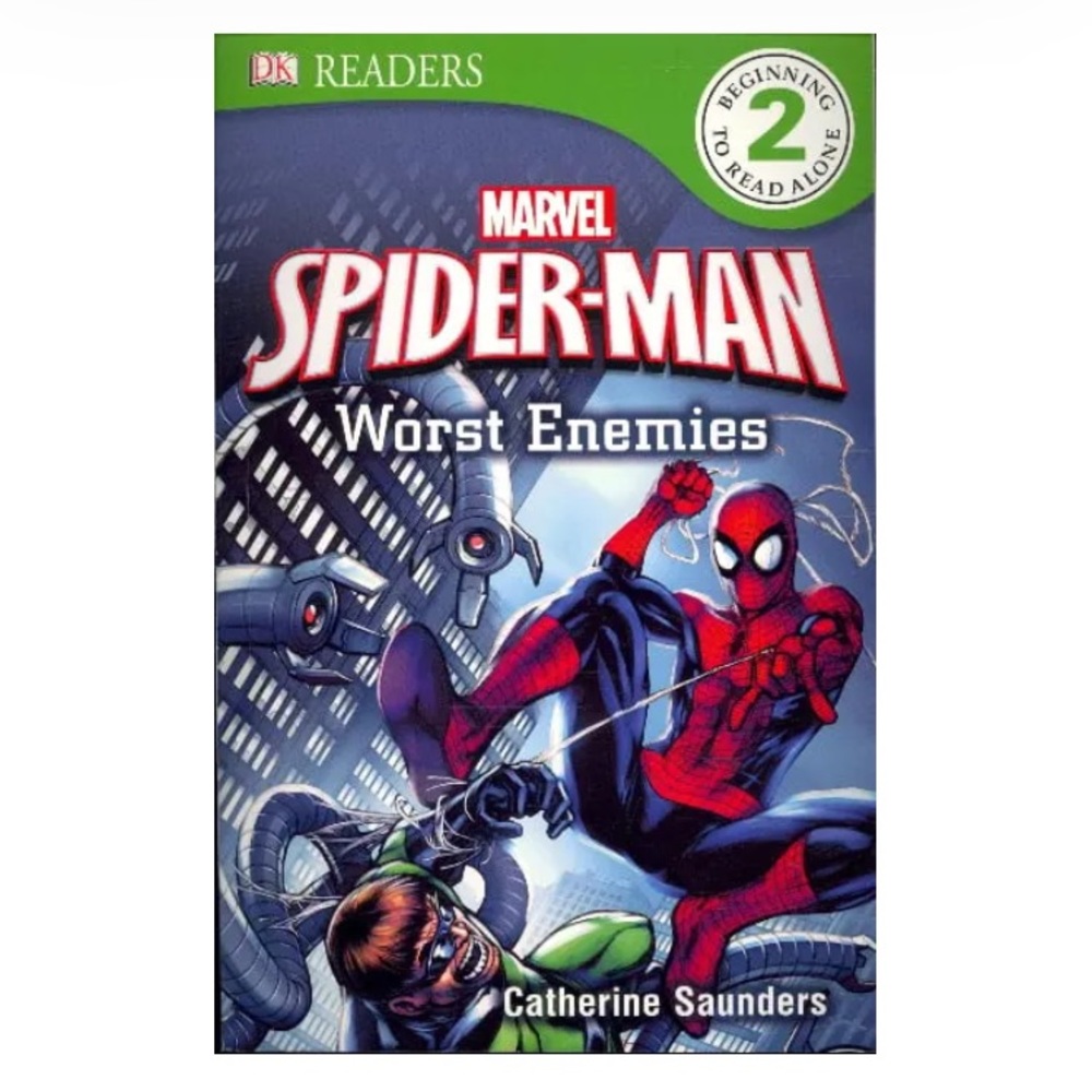 DK Readers Level 2 Spider-Man's Enemies Green Goblin Doc Ock Book - NEW